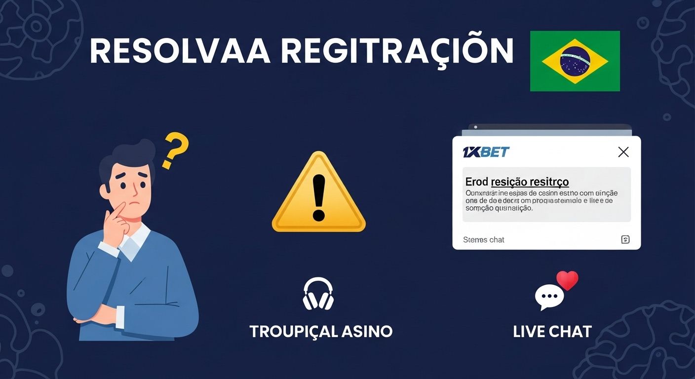 Solução de problemas de registro 1xbet registration