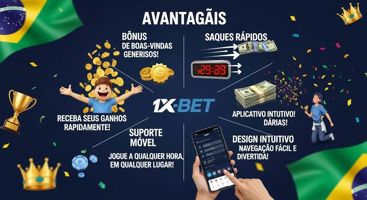 Benefícios de jogar aqui 1xbet jogos ao vivo